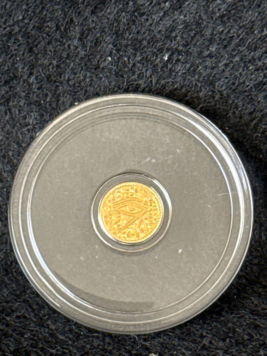 1/500th 24K Gold Round "Eye of Ra" - GB26030012