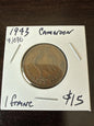 1943 Cameroon 1 franc VF-XF - 1096