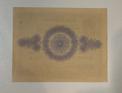 1915 Hungary WWI 20 Korona Hungarian Women’s Fund War Relief Receipt Budapest – alternate product view 2 of 2