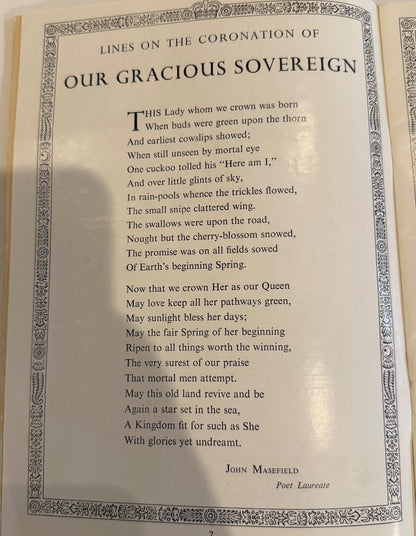 1953 Queen Elizabeth II Coronation Official Souvenir Program – alternate product view 5 of 10