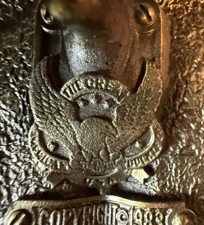 Vintage 1983 USAF Air Superiority Fighter Jet Belt Buckle #1073 – alternate product view 8 of 9