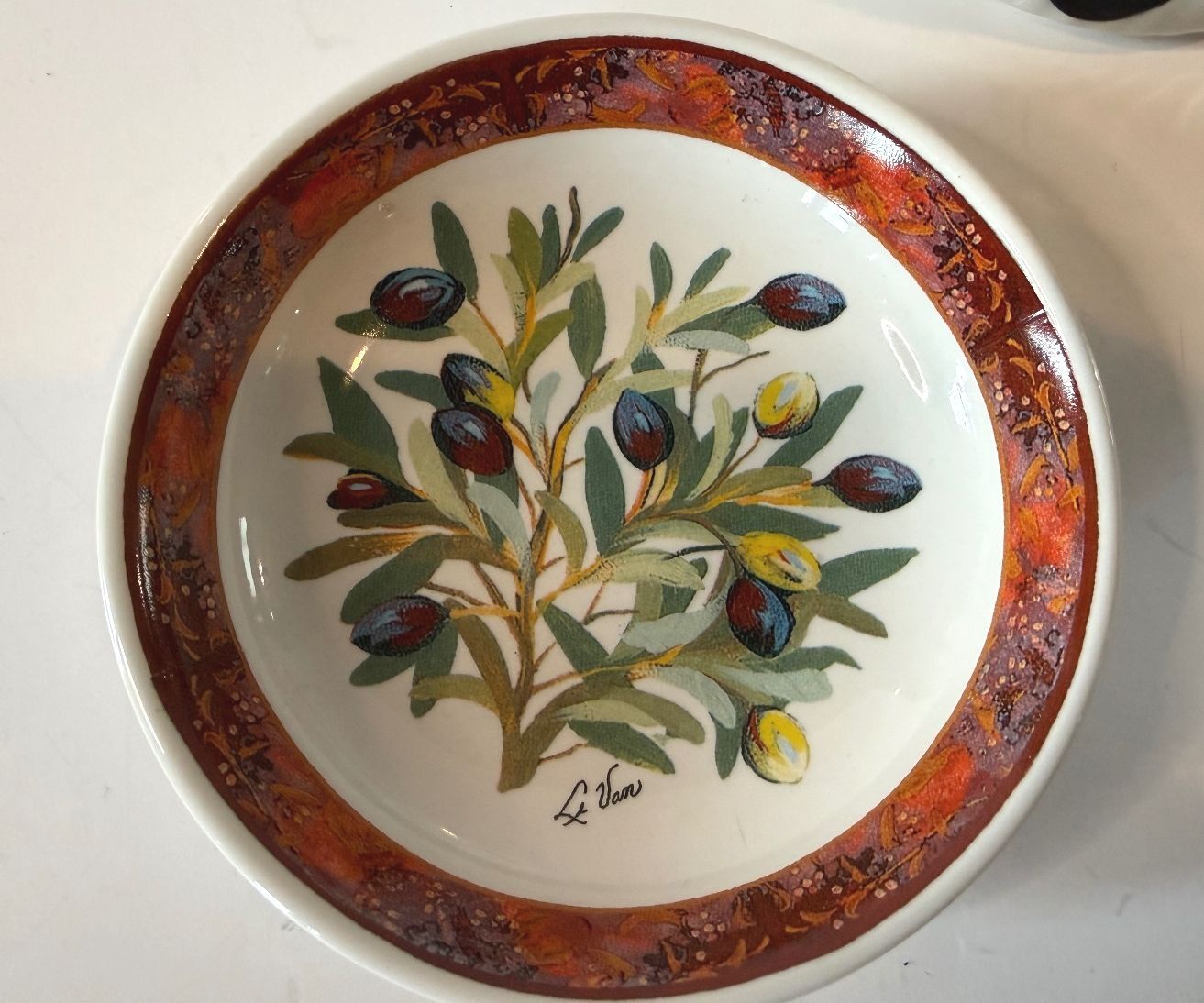 Olive Theme Serving Bowl Set Cypress Home Bowls & Salem England Ramekin 3 Pc
