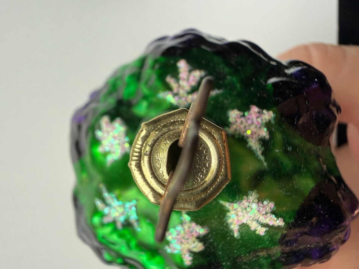 Vintage Germany Blown Glass Grapes Trellis Christmas Ornament Wine Vineyard – alternate product view 4 of 4
