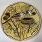 Hand Painted Songbird Nest Chicks Plate Signed Lois Elaine Benda 9”