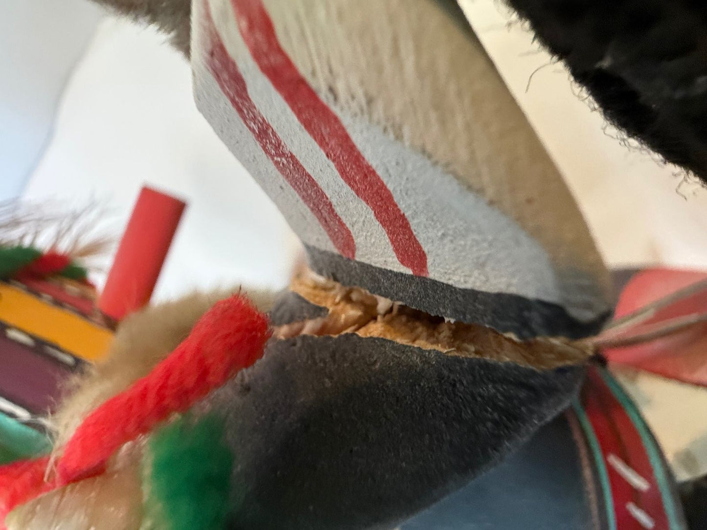 Signed Helene & Haviat Spencer Hopi Kachina Doll 12” Feathered Katsina