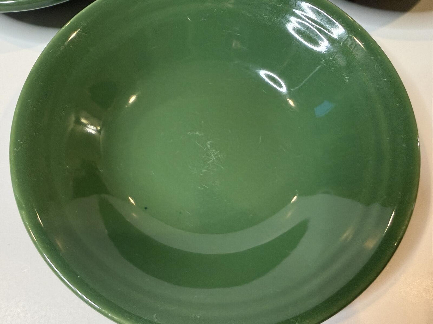 Anfora Mexico Green Stoneware Soup Cereal Bowls Set of 3 Restaurant Ware 2011
