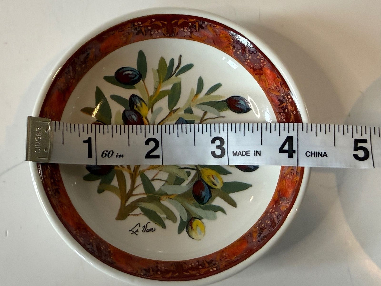 Olive Theme Serving Bowl Set Cypress Home Bowls & Salem England Ramekin 3 Pc
