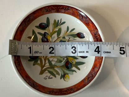 Olive Theme Serving Bowl Set Cypress Home Bowls & Salem England Ramekin 3 Pc