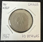 1967 Ghana 20 Pesewas Coin — product photograph 1