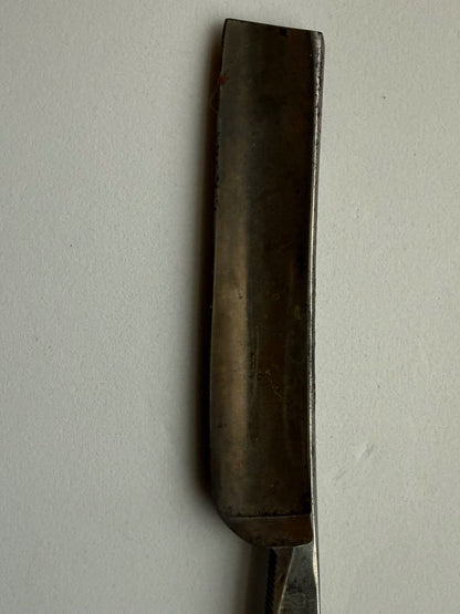Vintage Robert Klaas Solingen Germany Straight Razor Carbon Steel Black Handle