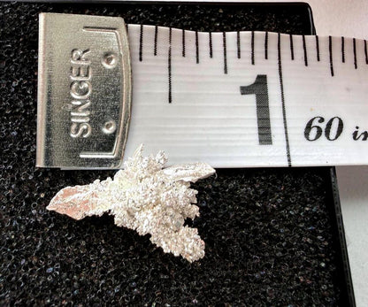 Crystalline Silver Specimen 1.42 g Native Silver Crystal Mineral Display