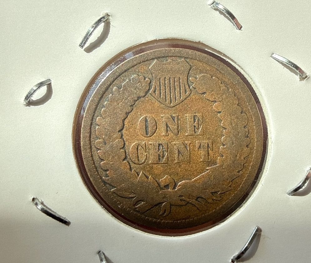 1889 Indian Head Cent – U.S. One Penny (1624) — product photograph 2