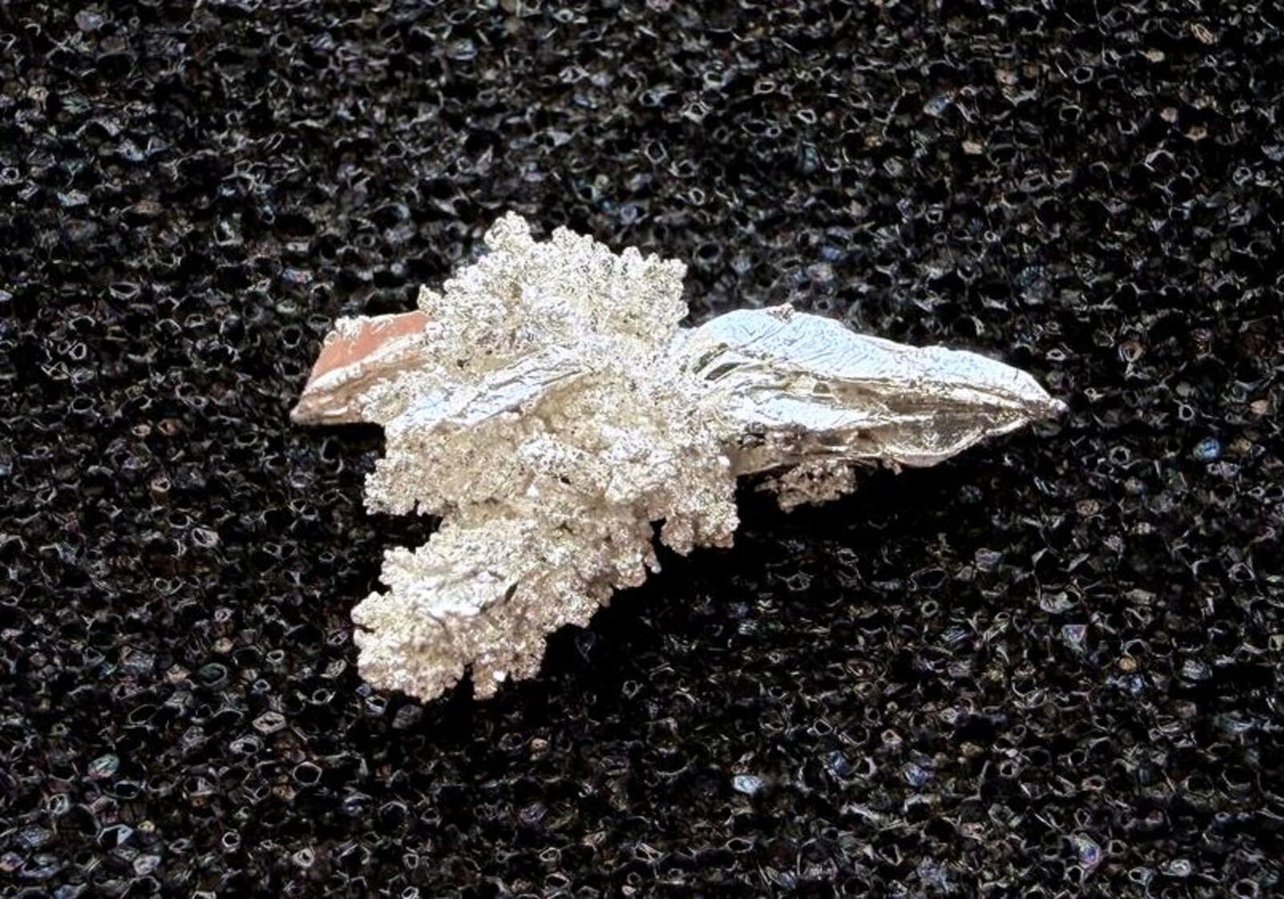 Crystalline Silver Specimen 1.42 g Native Silver Crystal Mineral Display