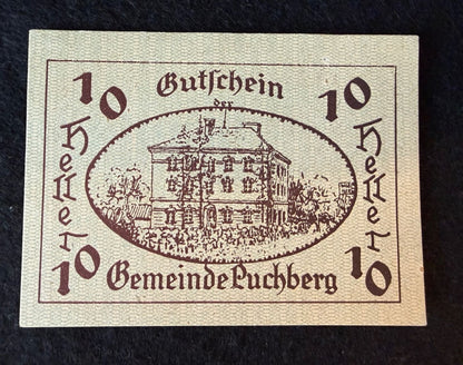 Austria Puchberg Notgeld – 10, 20 & 50 Heller Set c.1921 — product photograph 2