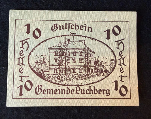 Austria Puchberg Notgeld – 10, 20 & 50 Heller Set c.1921 — product photograph 2