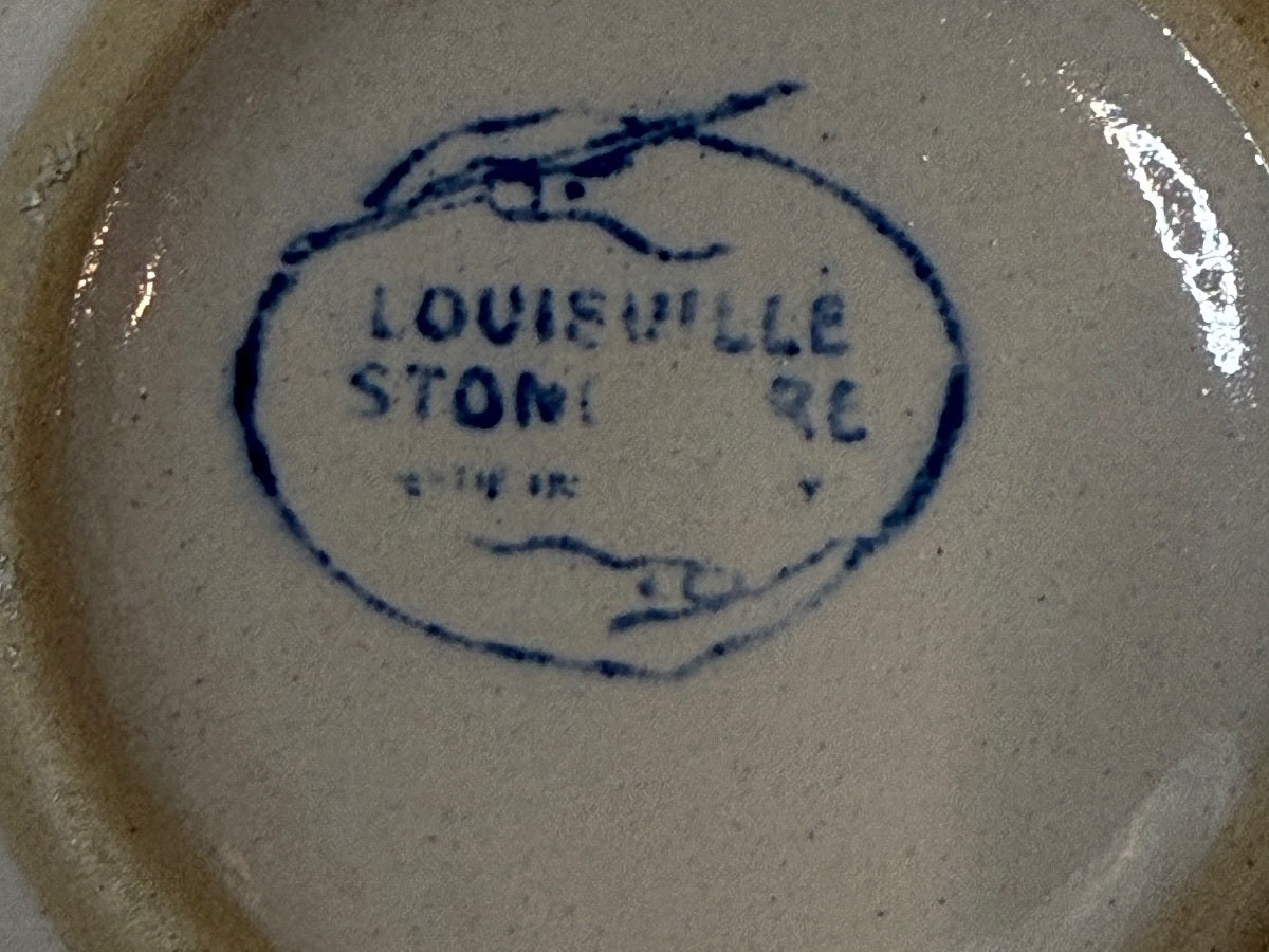Louisville Stoneware Hand Painted Floral Dish Bowl 4.5” Kentucky Vintage – alternate product view 4 of 4