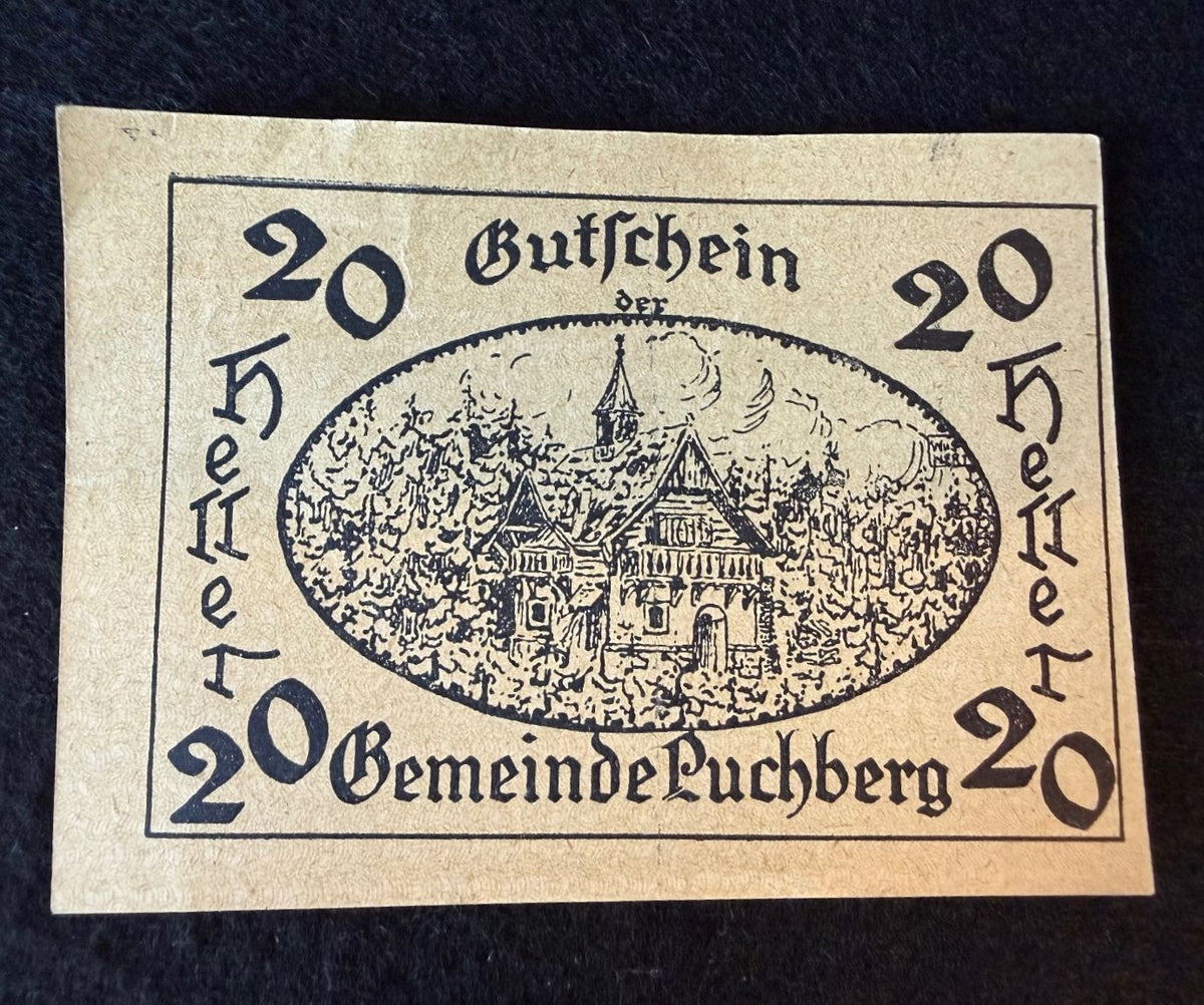 Austria Puchberg Notgeld – 10, 20 & 50 Heller Set c.1921 — product photograph 4