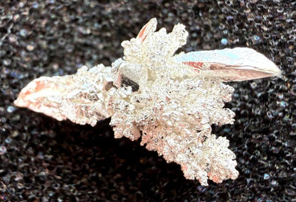 Crystalline Silver Specimen 1.42 g Native Silver Crystal Mineral Display