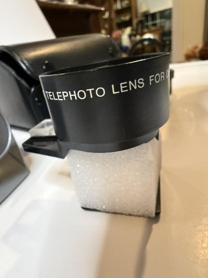 Vintage Chinon AUX Telephoto & Wide Angle Lens Set + Star-D 1.5X Tele Lens Japan