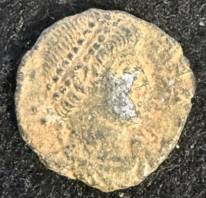 Likely Valentinian I Roman AE3 Coin – SECVRITAS Victory — product photograph 1
