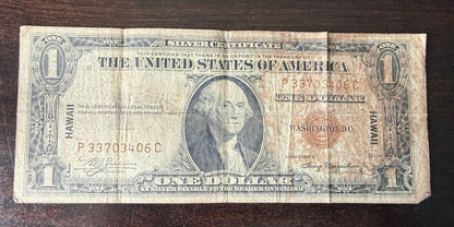 Series 1935A $1 Hawaii Emergency Issue Silver Certificate - 2189