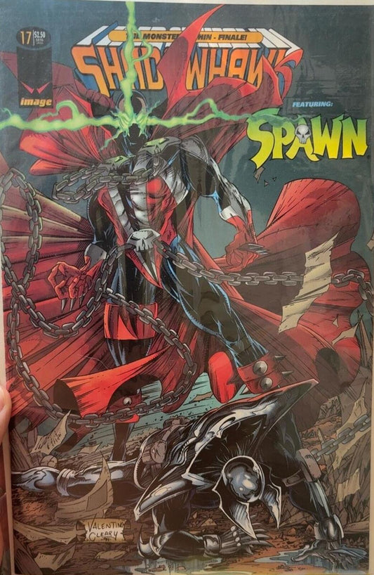 ShadowHawk #17 Image Comics 1995 Spawn Cover & Appearance Jim Valentino VF/NM
