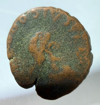 Ancient Roman Arcadius AE4 Bronze Coin c. 388-395 AD Chi-Rho Likely - 2472