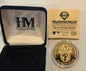 2008 Phillies NLDS Champions Highland Mint 24K Gold Overlay Medallion /5000