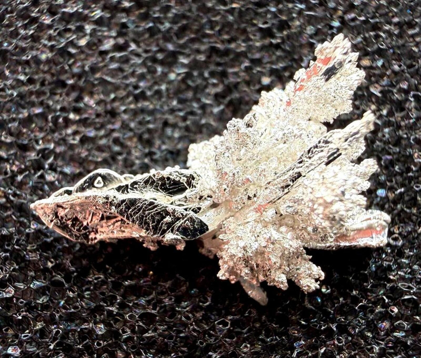 Crystalline Silver Specimen 1.42 g Native Silver Crystal Mineral Display